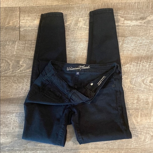 Universal Thread Black Jeggings with Stretch Fit - Picture 1 of 5